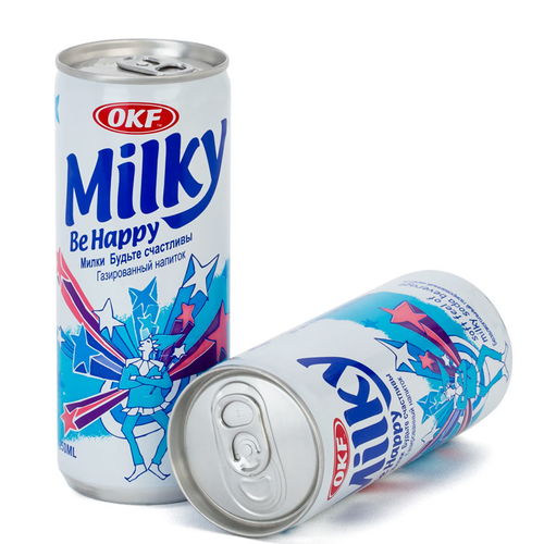 韩国OKF碳酸饮料6瓶装 250ml 瓶 果味碳酸清仓 直播包邮价